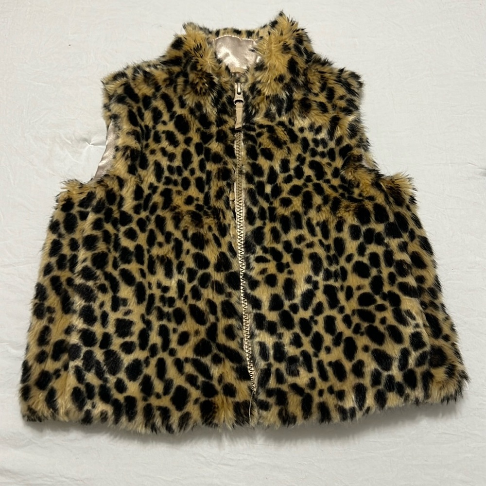 Crewcuts Leopard Fur Vest